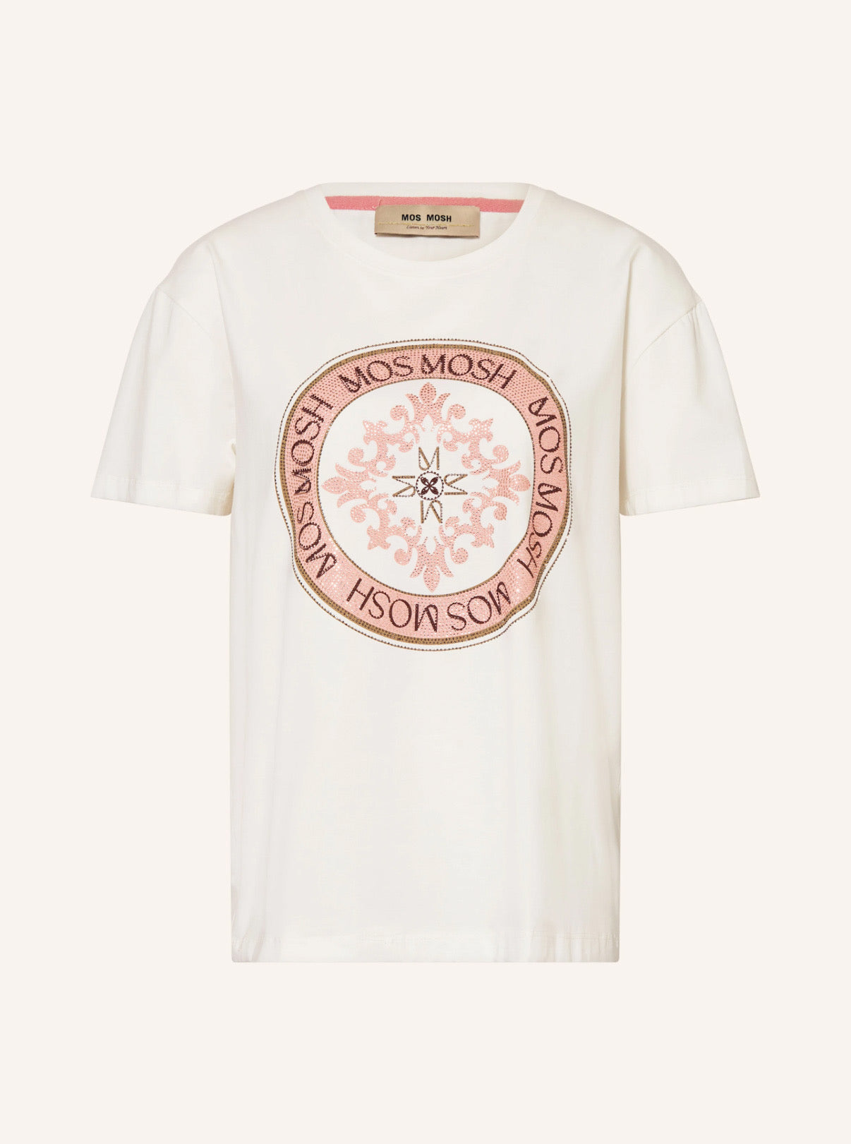 T-Shirt mit Schmucksteinen MosMosh