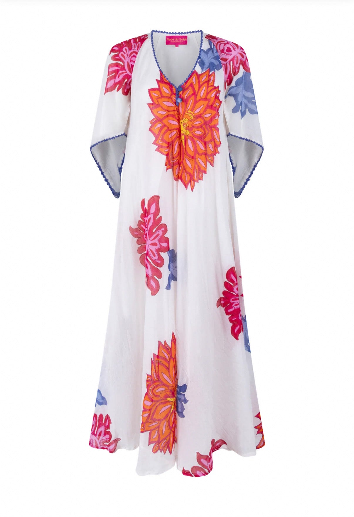 Maxi Dress BIG FLOWER  Place Du Soleil