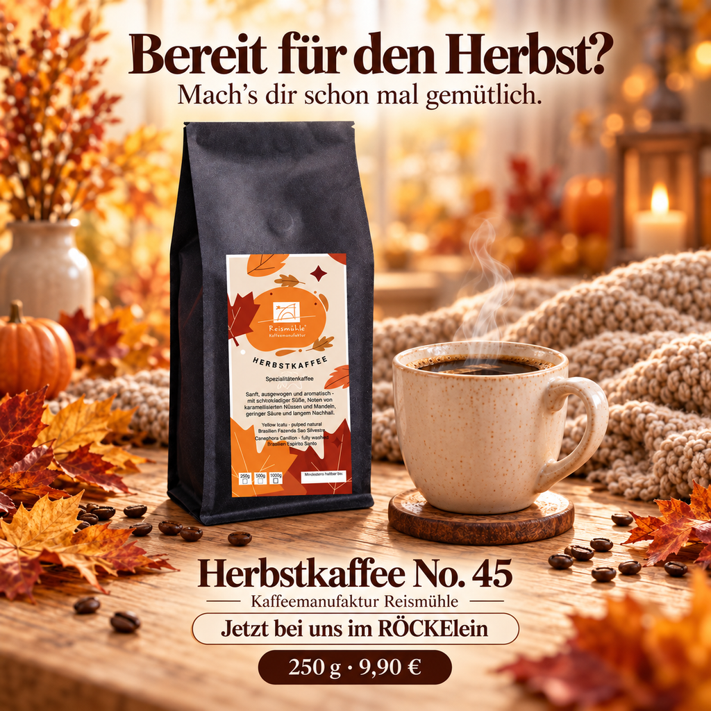 Herbstkaffee No. 45 – Ganze Bohnen, 250 g