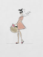 T-Shirt Dame mit Korb  KERA TILL