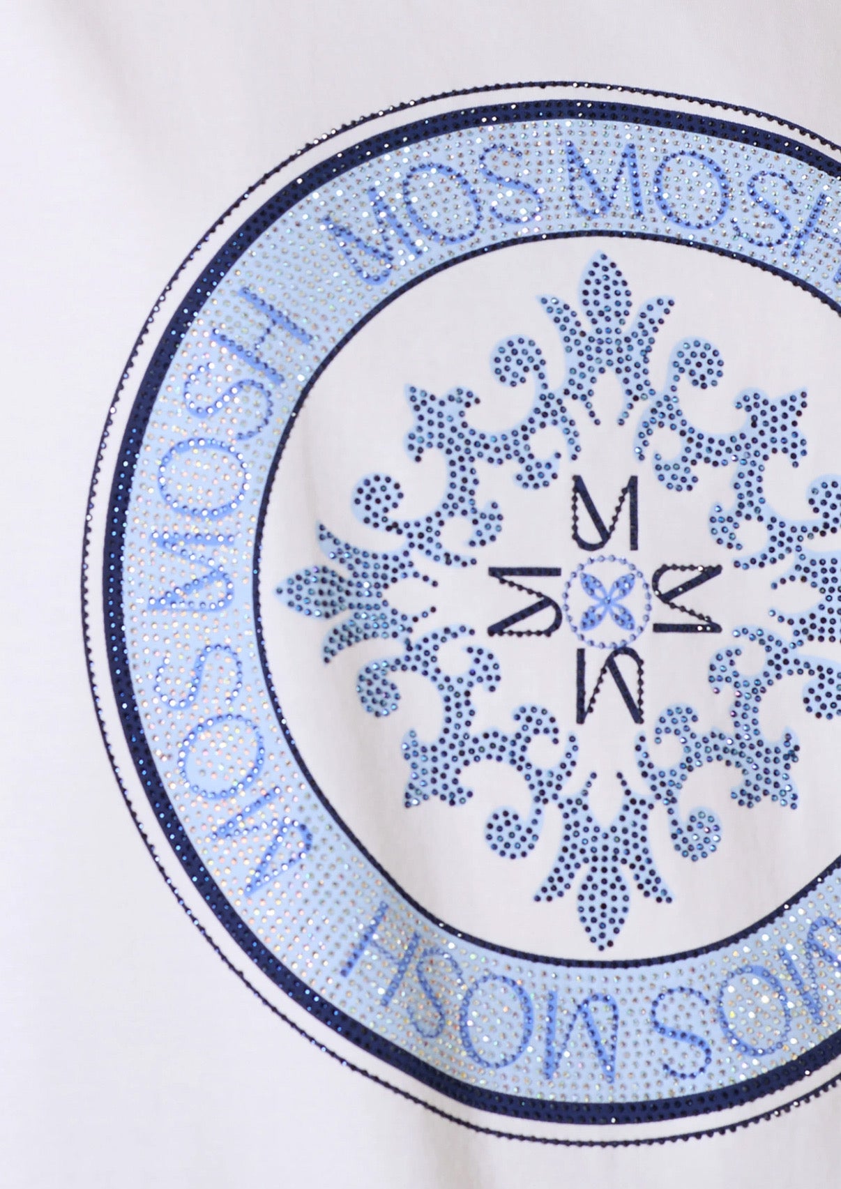 T-Shirt mit Schmucksteinen MosMosh