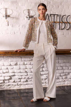 Meshjacke mit Pailletten  MILANO ITALY