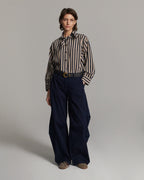 SUMMUM WOMAN Gestreifte Bluse Ecovero