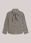 SUMMUM WOMAN Gestreifte Bluse Ecovero