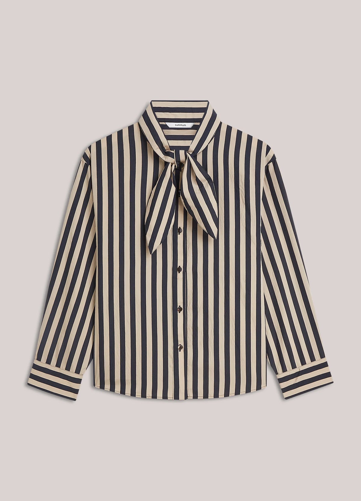 SUMMUM WOMAN Gestreifte Bluse Ecovero