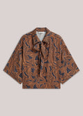 SUMMUM WOMAN Bluse mit abstraktem Blumenmuster