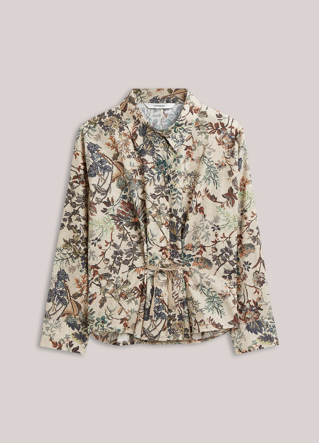 SUMMUM WOMAN Bluse mit Gobelin-Print