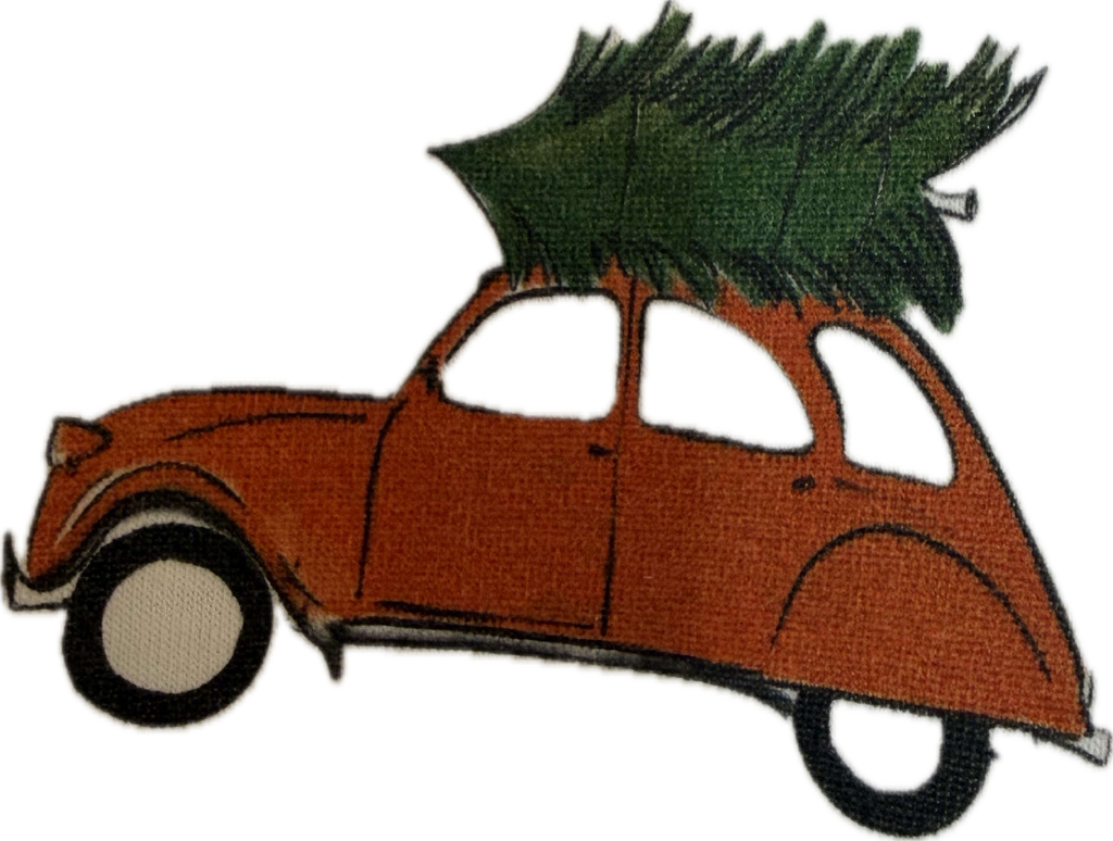 KERA TILL T-Shirt Christmas Car