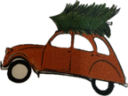 KERA TILL T-Shirt Christmas Car