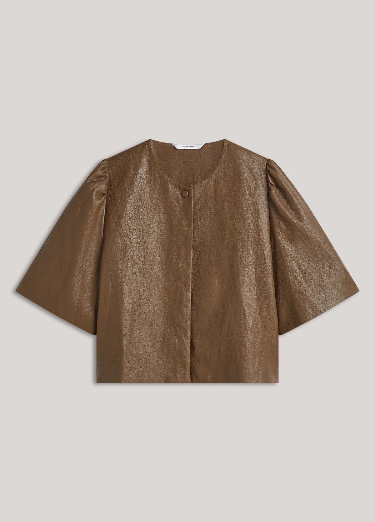 SUMMUM Blusenjacke Kunstleder