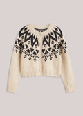 SUMMUM Strickjacke Fair Isle