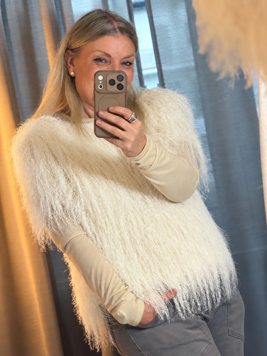 MosMosh Fake Fur Shirt