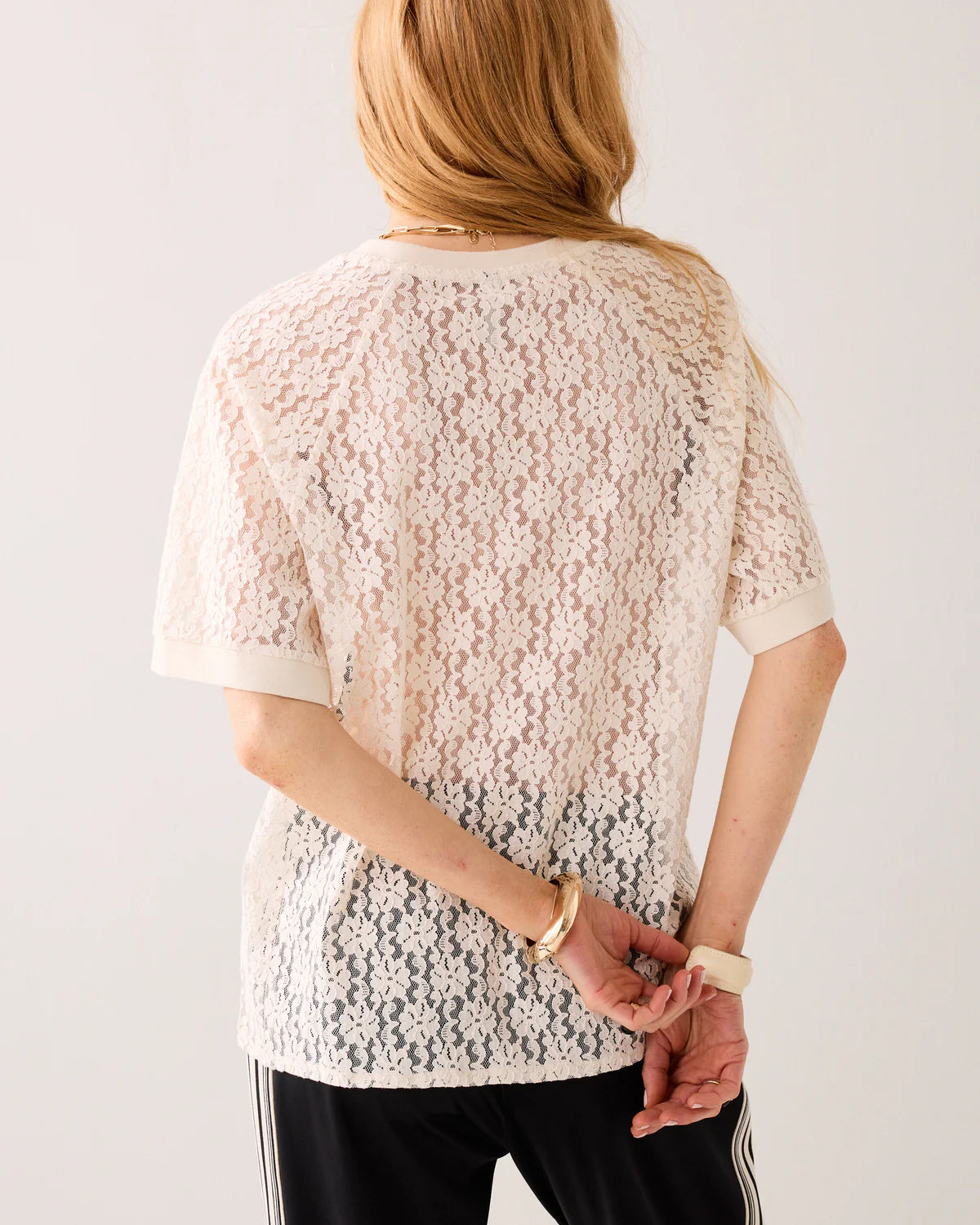 Baseballshirt Spitze Summum Woman