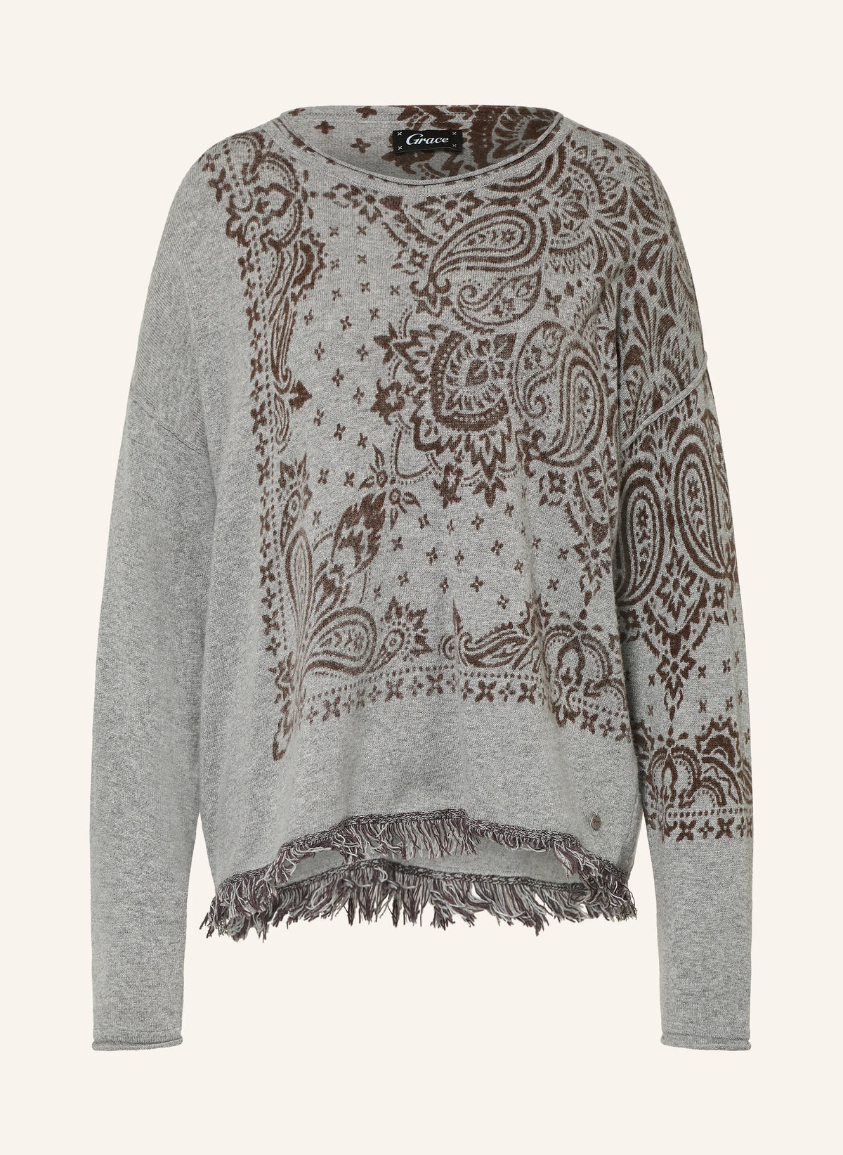 GRACE FASHION  Pullover mit Fransen