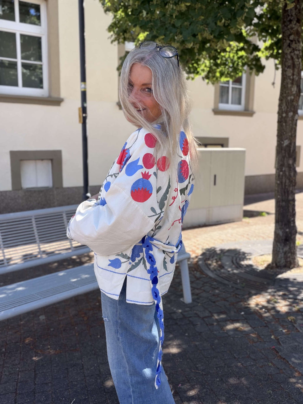 Bestickte Jacke  Moqoani